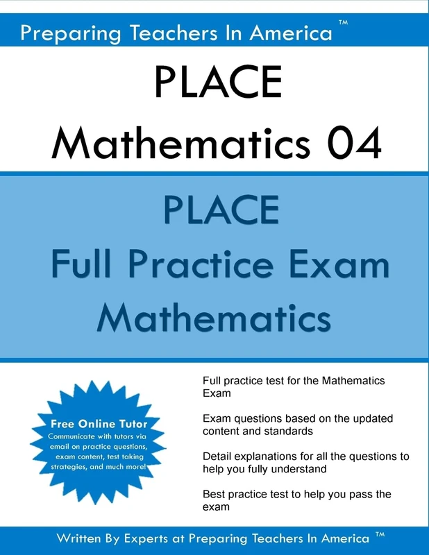 PLACE Mathematics 04: PLACE Math Program for Licensing Assessments for Colorado