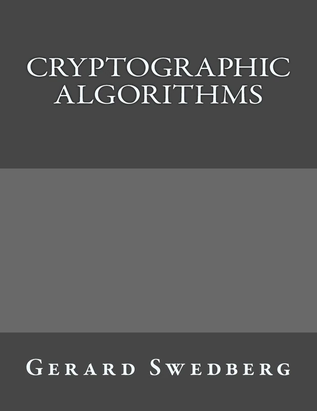 Cryptographic Algorithms