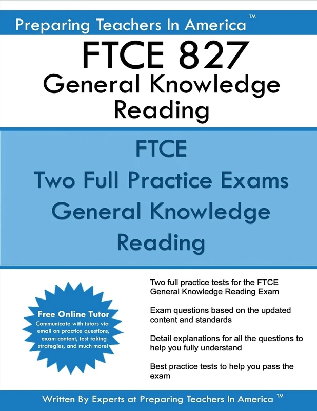 FTCE 827 General Knowledge Reading: FTCE General Knowledge GKT Reading - Image 1