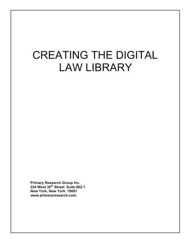 Creating the Digital Law Library