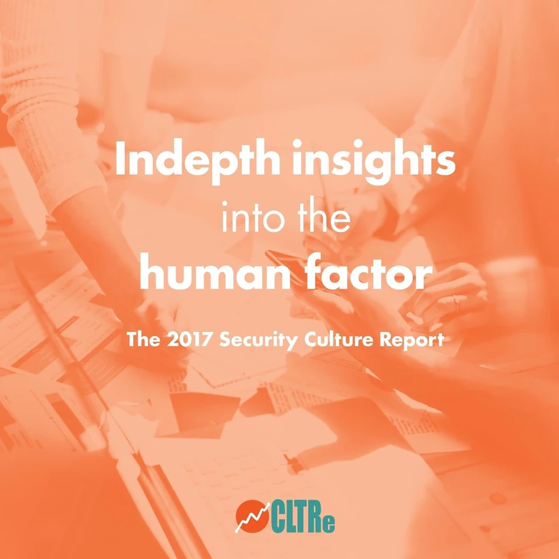 Indepth insights into the human factor: The security culture report 2017