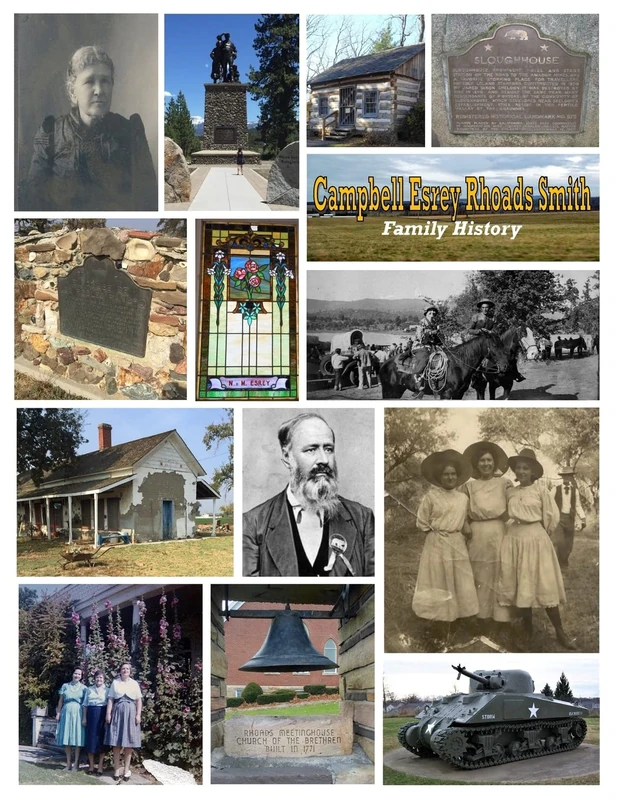 Campbell Esrey Rhoads Smith Family History: an account of the lives and descendants of John Campbell of Tennessee; John Essery & Jesse Esrey of ... Pennsylvania and Taylor Smith of Mississippi