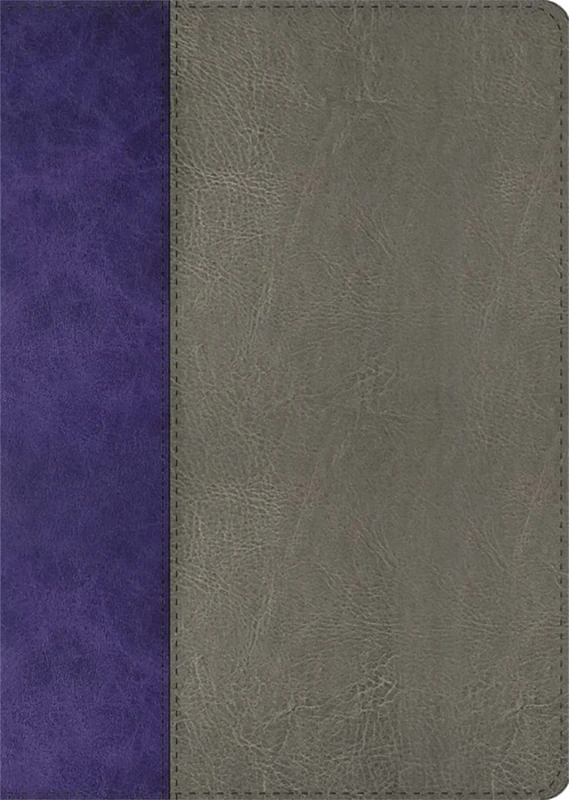 The Jeremiah Study Bible, NKJV: Gray and Purple LeatherLuxe Limited Edition: What It Says. What It Means. What It Means For You.