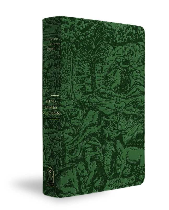 KJV Majestic Illuminated Bible (Emerald LeatherLuxe): King James Version, Emerald, Leatherluxe, Majestic Illuminated