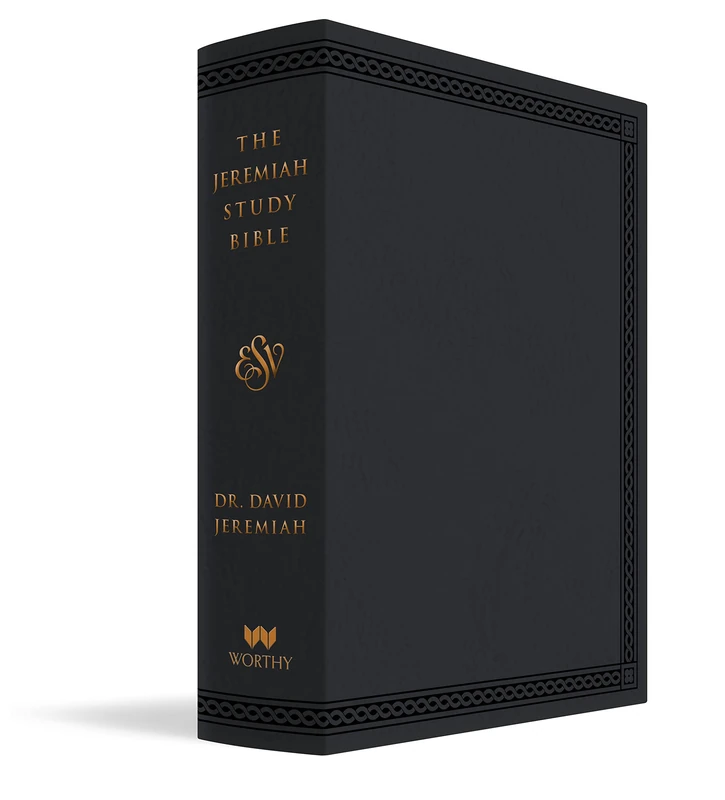 Worthy Books The Jeremiah Study Bible, ESV - Black LeatherLuxe - Image 1