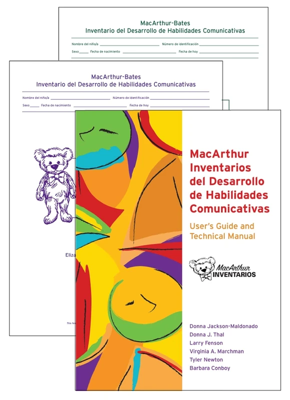 Macarthur Communicative Development Inventories (Cdis): Complete Set of Macarthur Inventarios (User's Guide and Package of 25 of Each Form) - Image 1