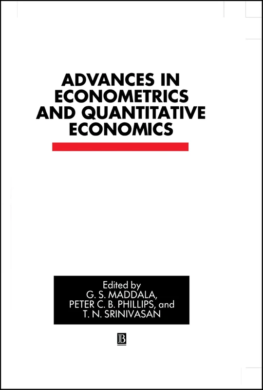 Advances in Econometrics and Quantitative Economics: Essays in Honor of Professor C.R. Rao (Essays in Honor or Professor C.R. Rao)