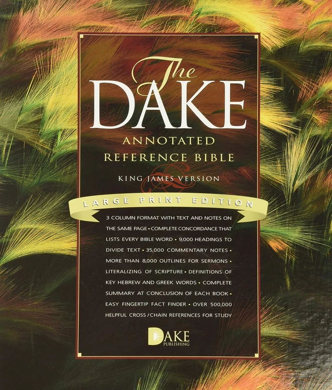 KJV Dake Annotated Reference Bible Large Print