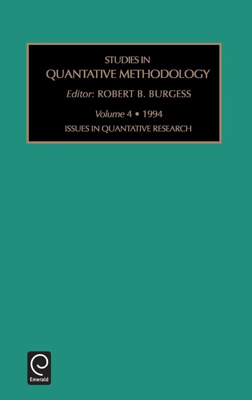 Issues in Qualitative Research: 4 (Studies in Qualitative Methodology, 4)