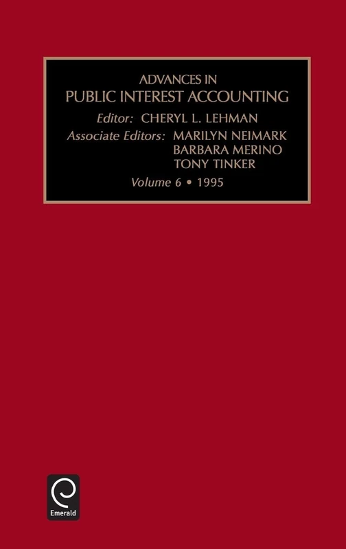 Advances in Public Interest Accounting: 6