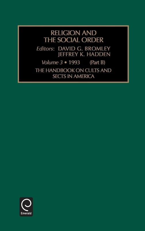 Handbook on Cults and Sects in America: 3.2 (Religion and the Social Order, 3, Part B)