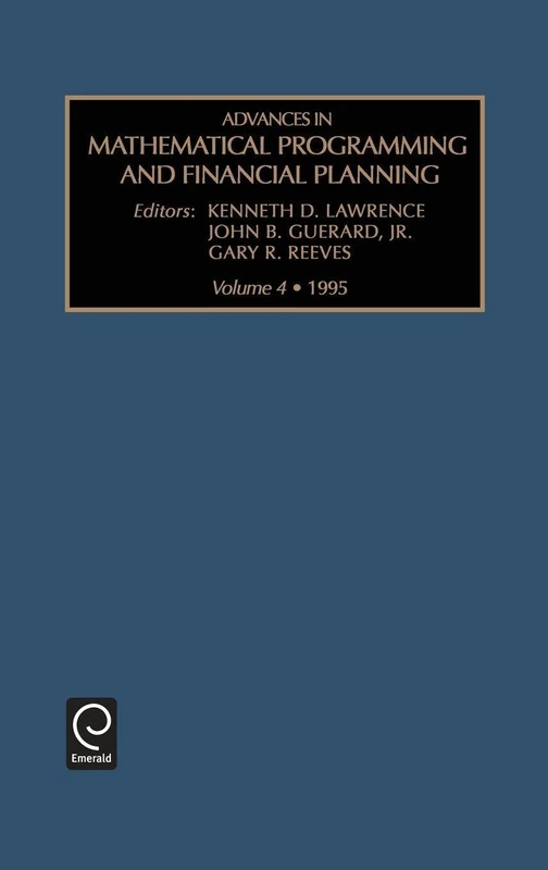 Advances in Mathematical Programming and financial planning: 4
