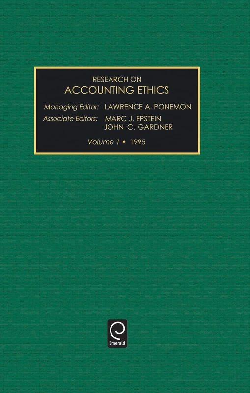 Research on Accounting Ethics: 1