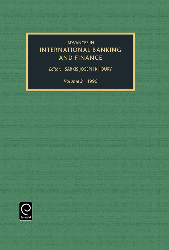 Advances in international banking and finance: 2