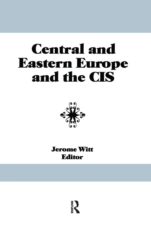 Routledge - Central and Eastern Europe and the CIS