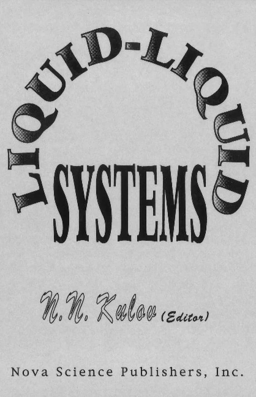 Liquid-Liquid Systems