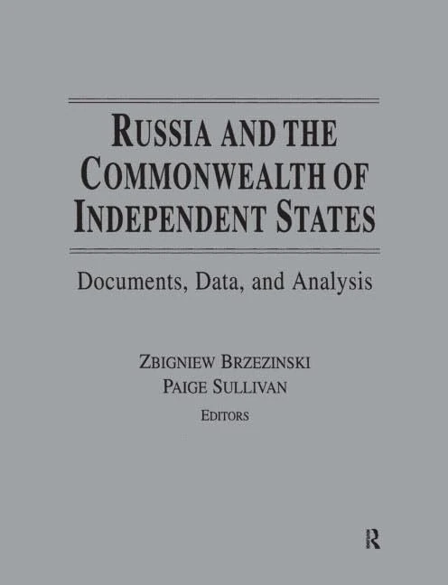 Routledge - Russia and the Commonwealth of Independent States