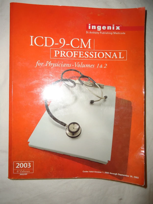 2003 Icd-9-Cm: Professional for Physicians : International Classification of Diseases, 9th Revision, Clinical Modification, Effective October 1, 2002-September 30, 2: v. 1 & 2