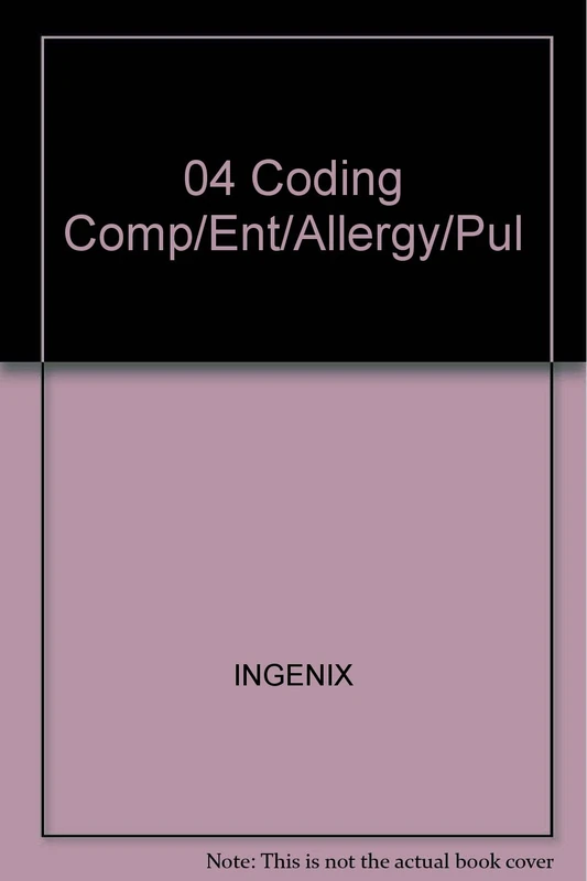 04 Coding Comp/Ent/Allergy/Pul