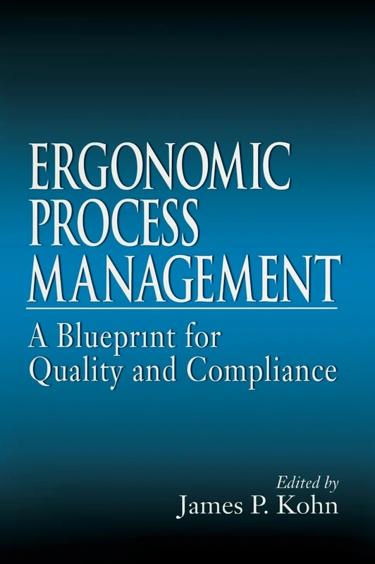 CRC Press Ergonomics Process Management - Quality and Compliance