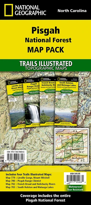 Pisgah National Forest (National Geographic Trails Illustrated Map)