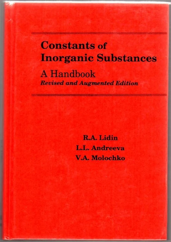 Constants of Inorganic Substances: A Handbook
