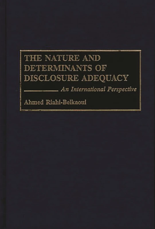The Nature and Determinants of Disclosure Adequacy: An International Perspective - Image 1