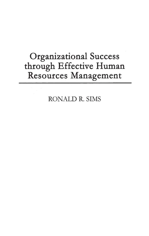 Organizational Success through Effective Human Resources Management