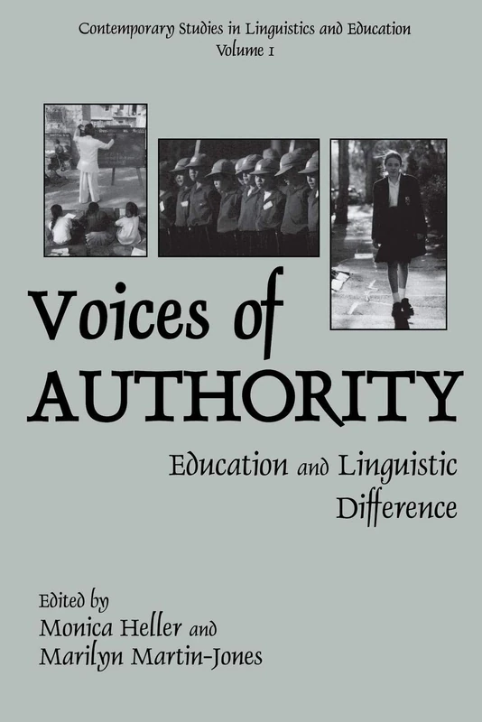 Voices of Authority: Education and Linguistic Difference: 1 (Singular Audiology Text)