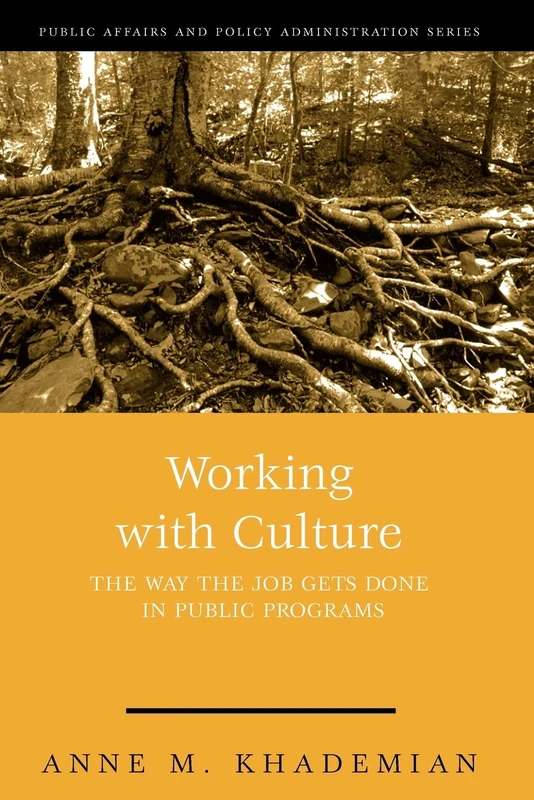 Working with Culture: The Way the Job Gets Done in Public Programs (Public Affairs and Policy Administration Series) - Image 1