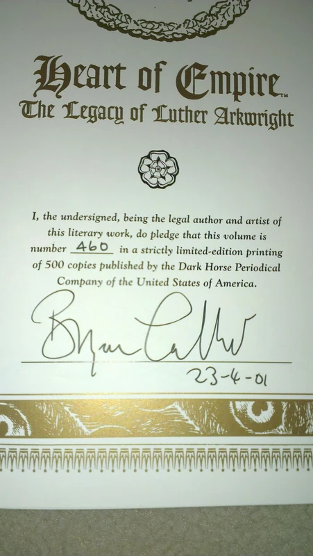 Heart Of Empire: The Legacy Of Luther Arkwright Limited Edition - Image 1