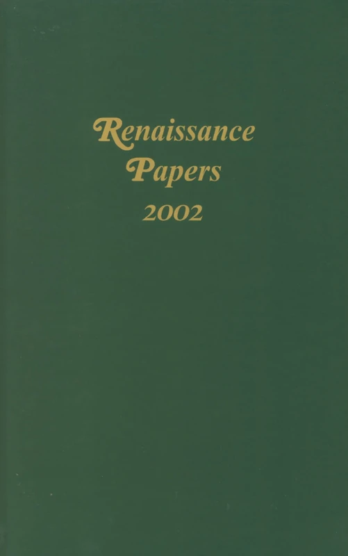 Renaissance Papers 2002: 7