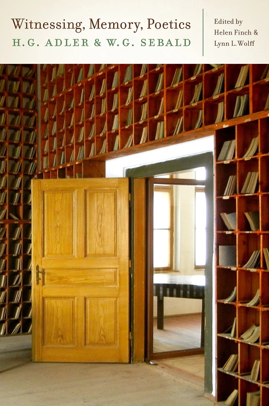 Witnessing, Memory, Poetics: H. G. Adler and W. G. Sebald (Dialogue and Disjunction: Studies in Jewish German Literature, Culture & Thought)