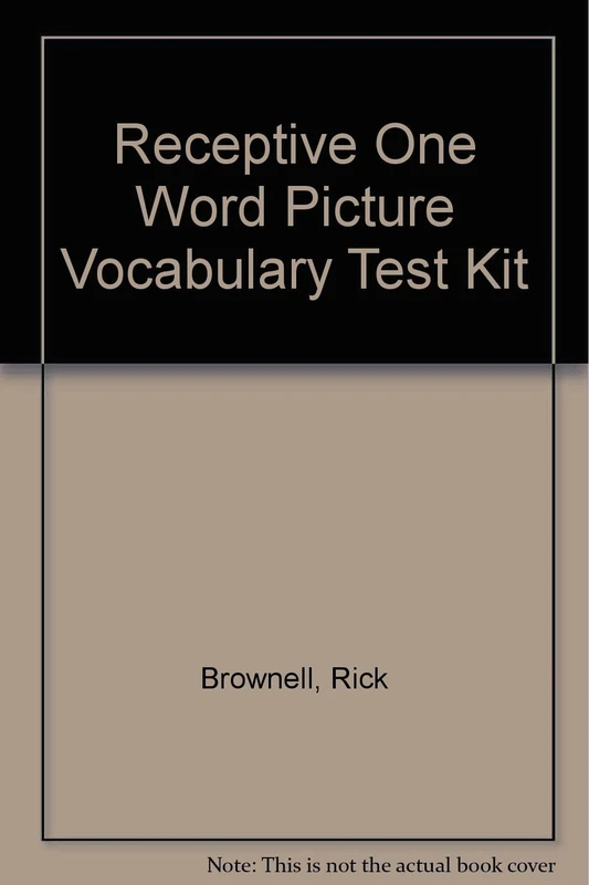 Receptive One Word Picture Vocabulary Test Kit