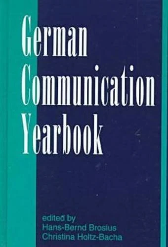 The German Communication Yearbook (Hampton Press Communication)