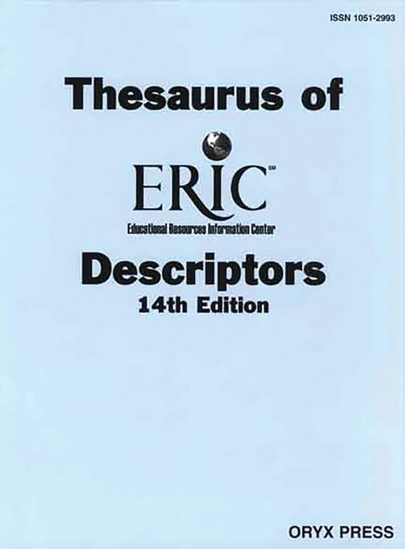 Thesaurus of ERIC Descriptors: 14th Edition