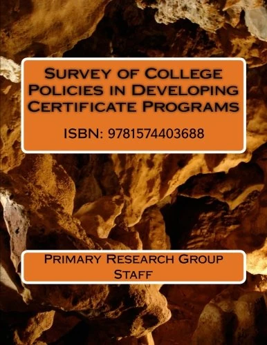 Survey of College Policies in Developing Certificate Programs