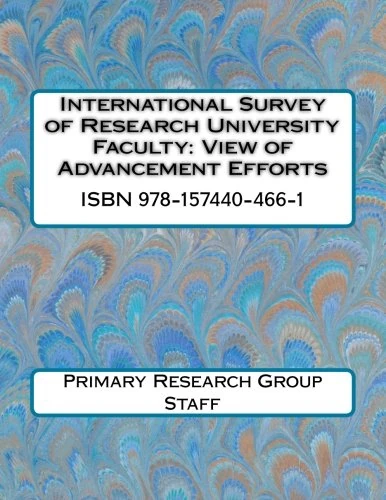 International Survey of Research University Faculty: View of Advancement Efforts