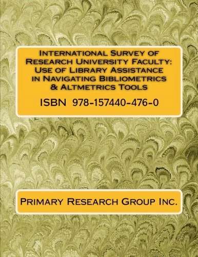 International Survey of Research University Faculty: Use of Library Assistance in Navigating Bibliometrics & Altmetrics Tools