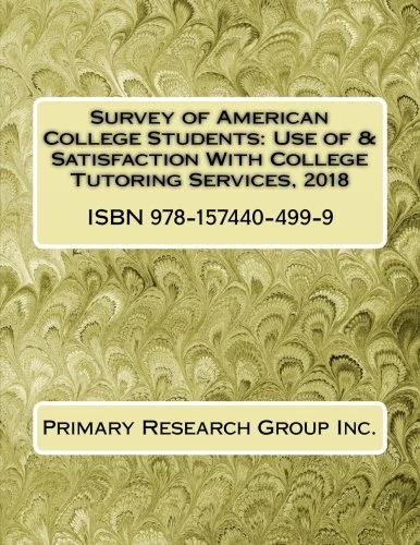 Survey of American College Students: Use of & Satisfaction With College Tutoring Services, 2018