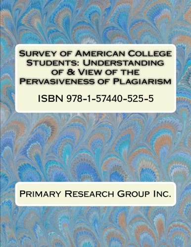 Survey of American College Students: Understanding of & View of the Pervasiveness of Plagiarism