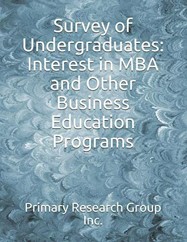 Survey of Undergraduates: Interest in MBA and Other Business Education Programs