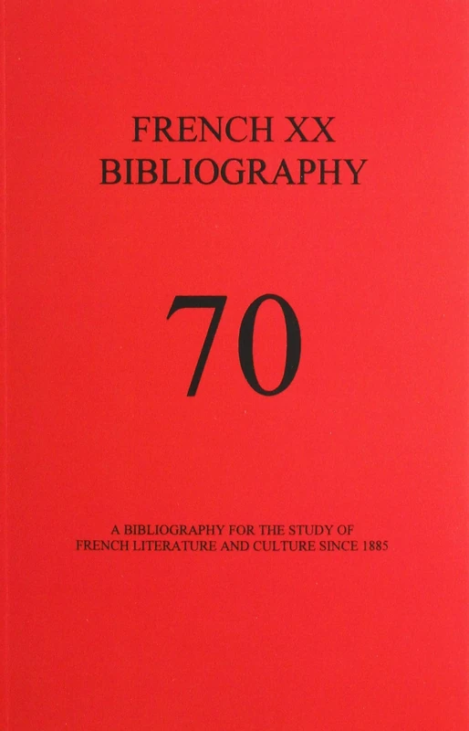 French XX Bibliography, Issue 70 - Image 1