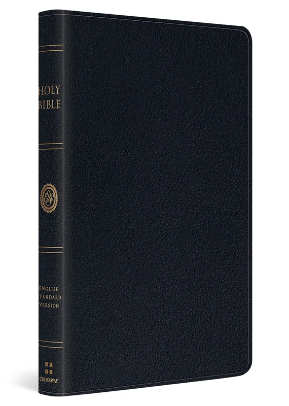 ESV Thinline Bible, Red Letter (Genuine Leather, Black)