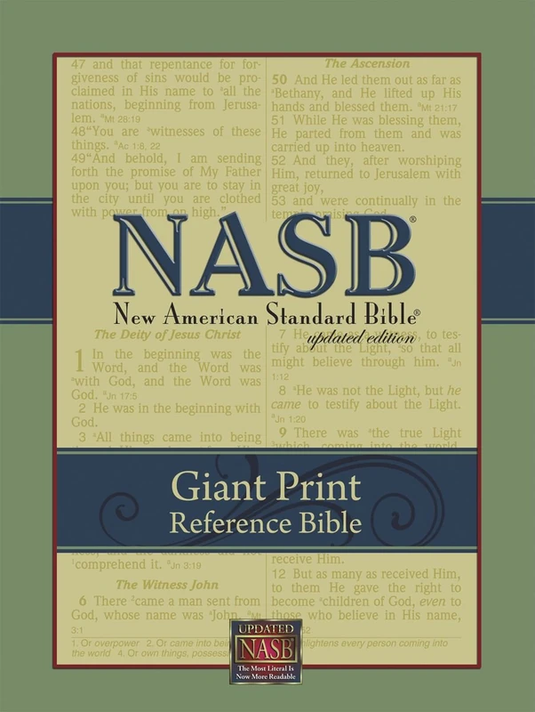 NASB Giant Print Reference Bible