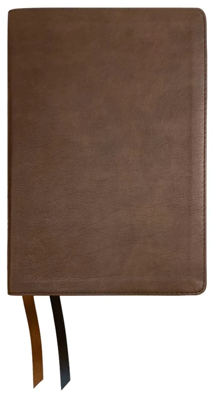 NASB 1995 Side-Column Reference Bible, Brown, Leathertex - Image 1