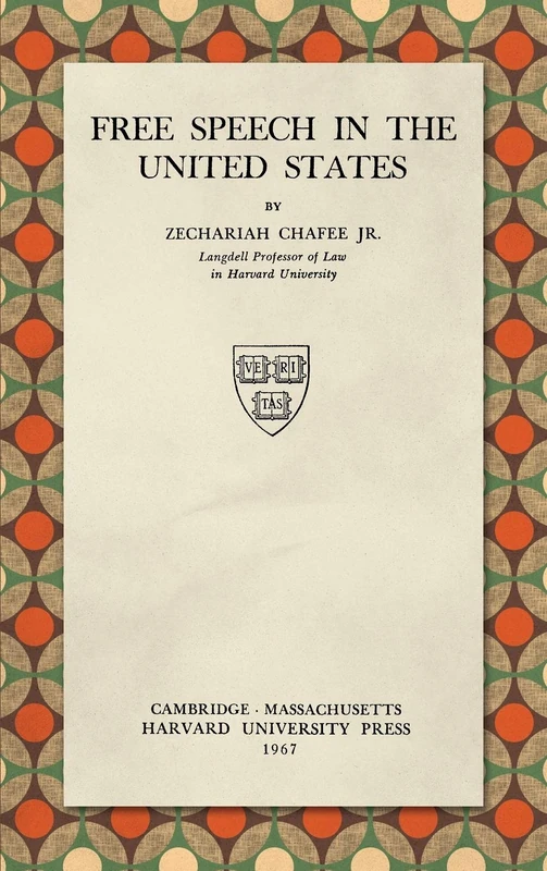 Free Speech in the United States (1967) - Image 1