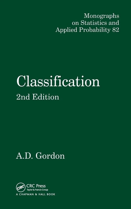 Classification (Chapman & Hall/CRC Monographs on Statistics and Applied Probability)