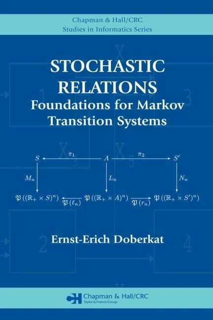 Stochastic Relations: Foundations for Markov Transition Systems (Chapman & Hall/CRC Studies in Informatics Series)