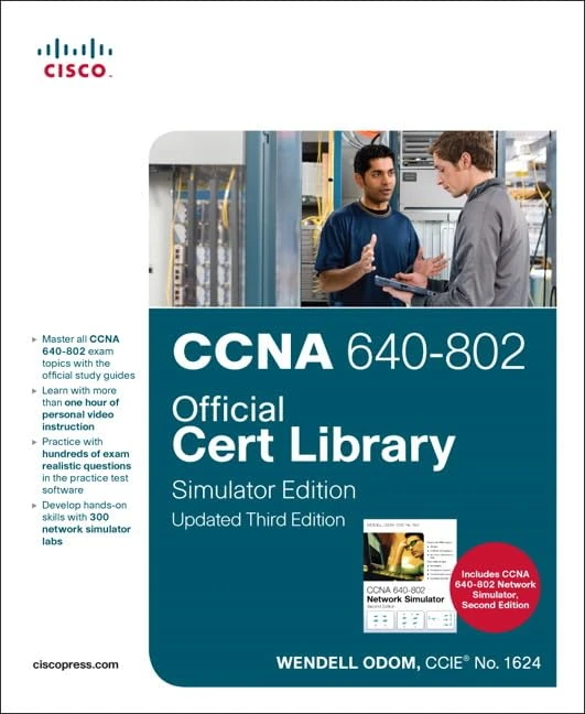 Cisco CCNA 640-802 Official Cert Library and Network Simulator